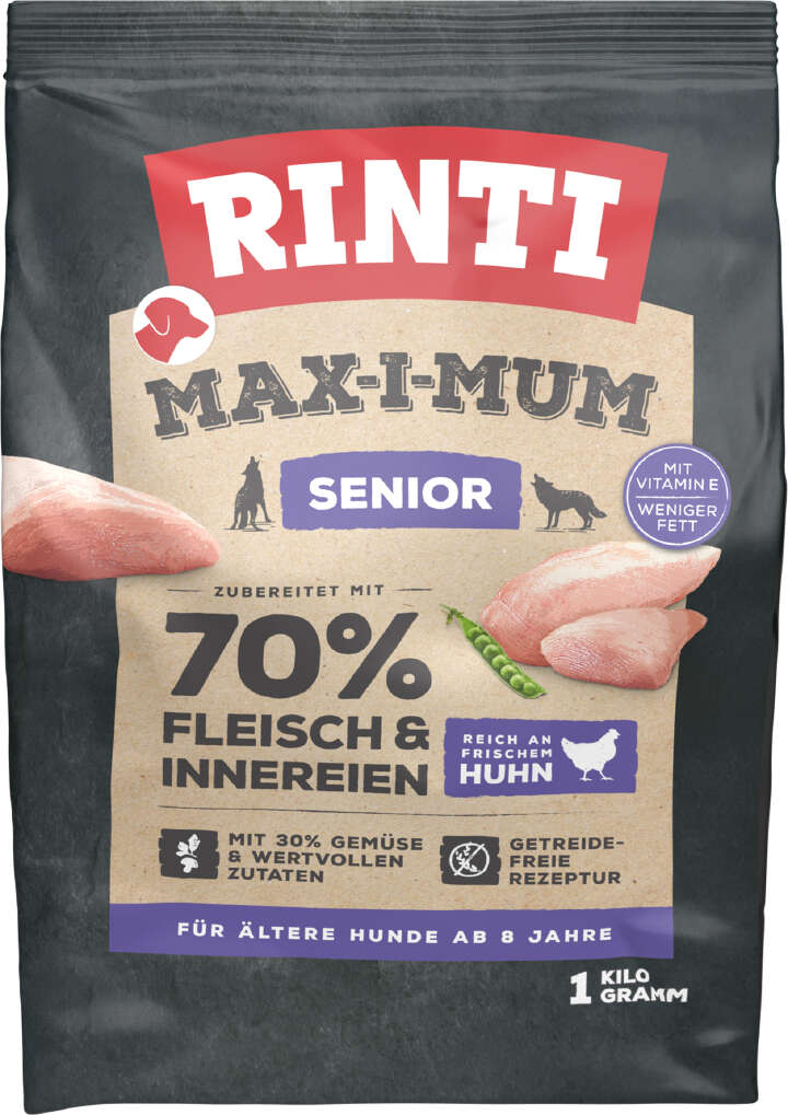 RINTI Hunde-Trockenfutter MAX-I-MUM Senior Huhn